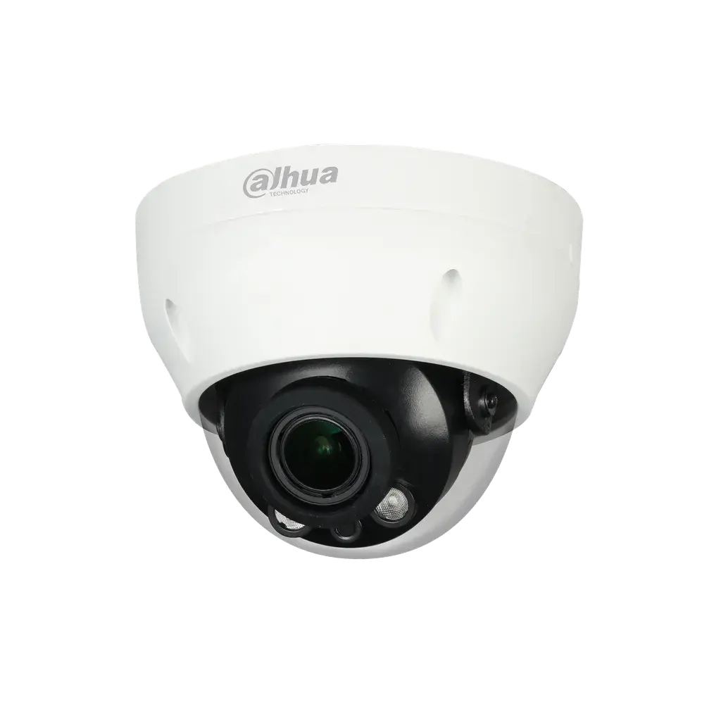 DH-HAC-D3A21N-Z-2712. Cámara Análoga Dahua tipo mini domo de 2MP lente vari focal de 2.7mm a 12mm IR de 30m protección IP67